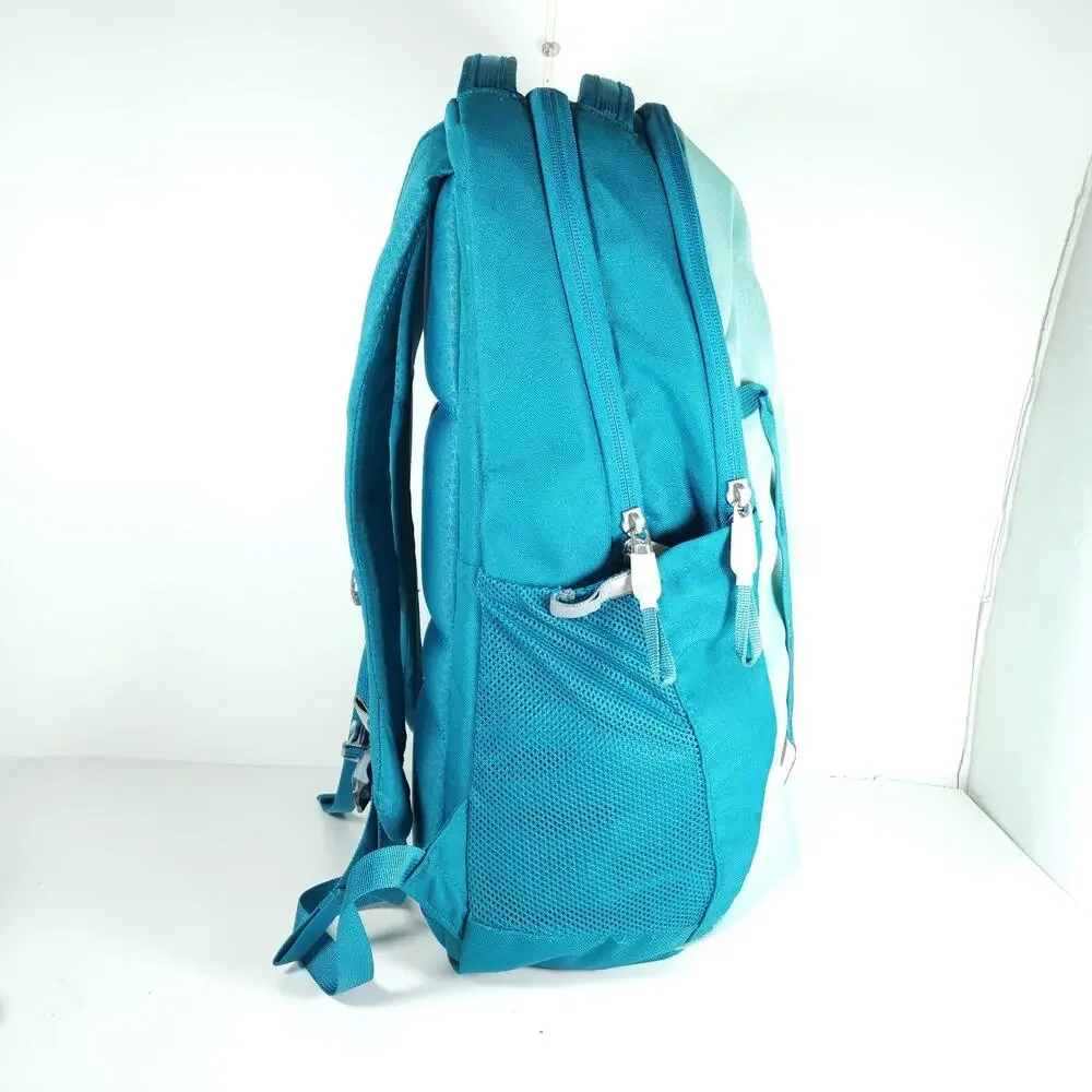 The North Face Vault Pale Teal / Blue Padded School Laptop Outdoor Backpack